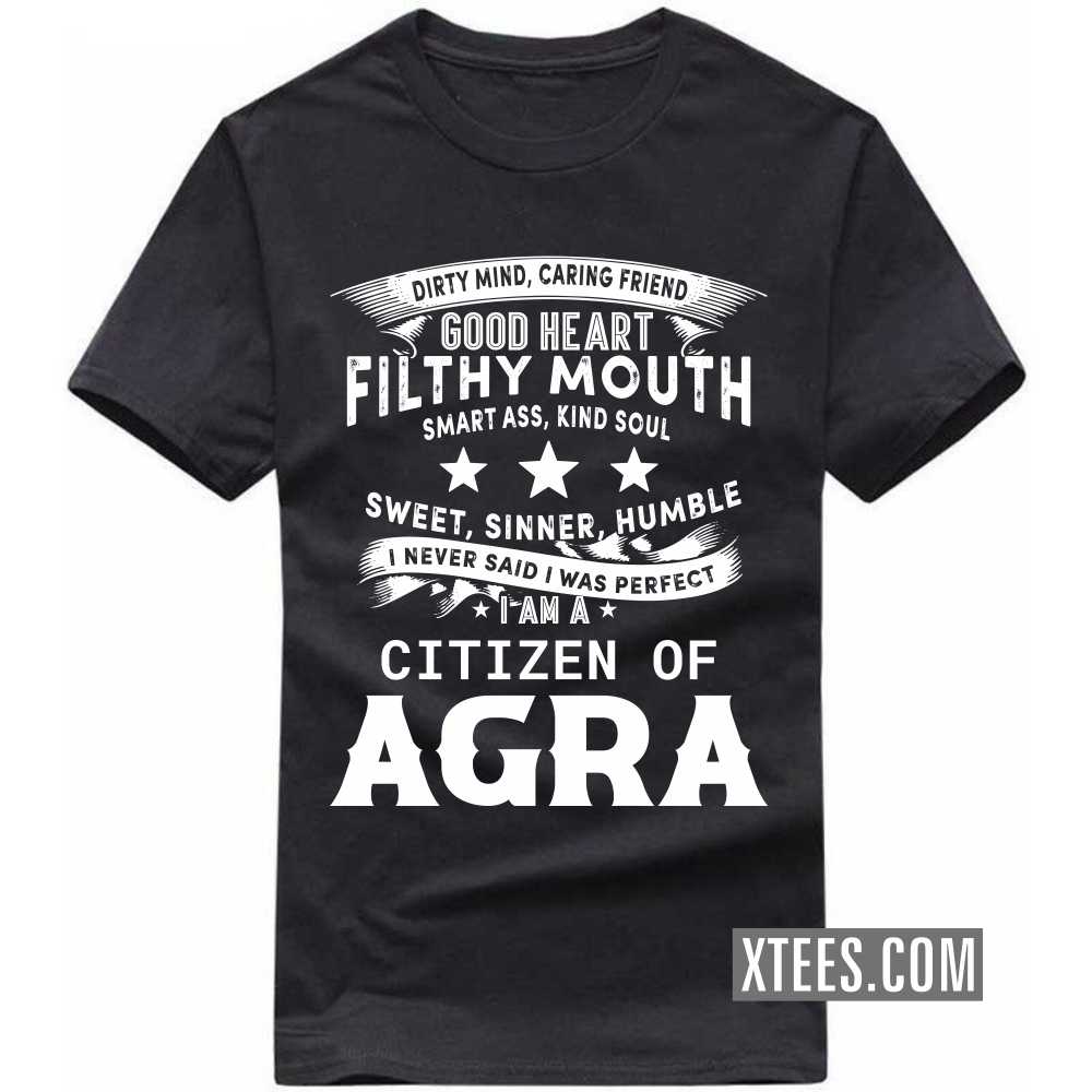 I Never Said I Was Perfect I Am A Citizen Of Agra India City T-shirt I Never Said I Was Perfect I Am A Citizen Of Agra India City T-shirt