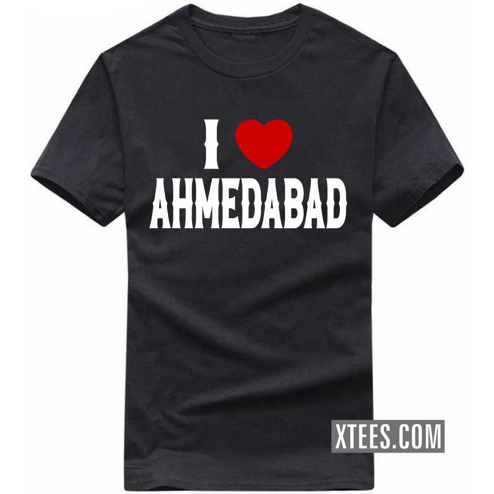 I Heart Love Ahmedabad India City T-shirt image I Heart Love Ahmedabad India City T-shirt image