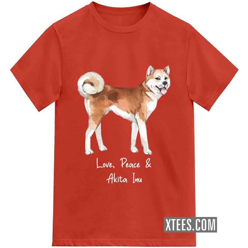 Akita Inu Dog Printed Kids T-shirt Akita Inu Dog Printed Kids T-shirt