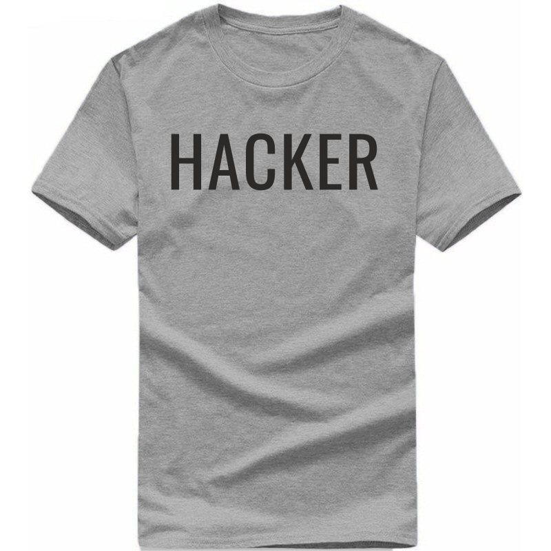 Hacker Funny Geek Programmer Quotes T-shirt India