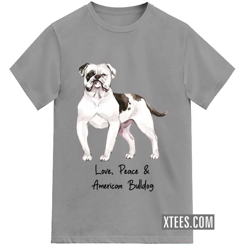 American Bulldog Dog Printed Kids T-shirt American Bulldog Dog Printed Kids T-shirt