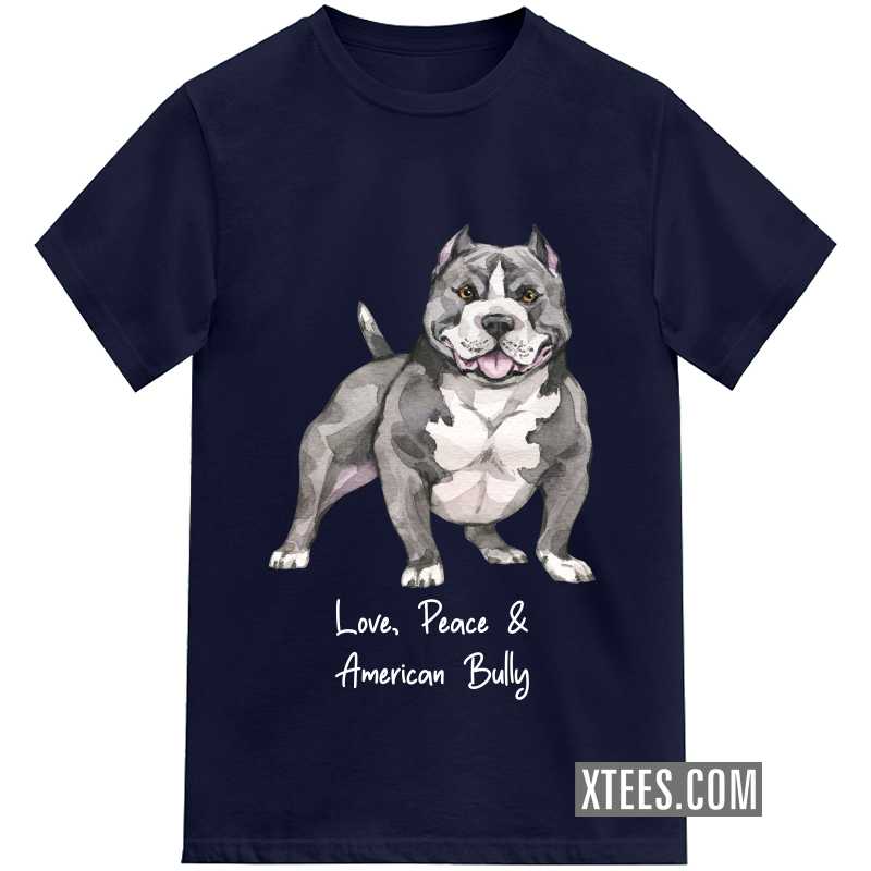 American Bully Dog Printed T-shirt American Bully Dog Printed T-shirt