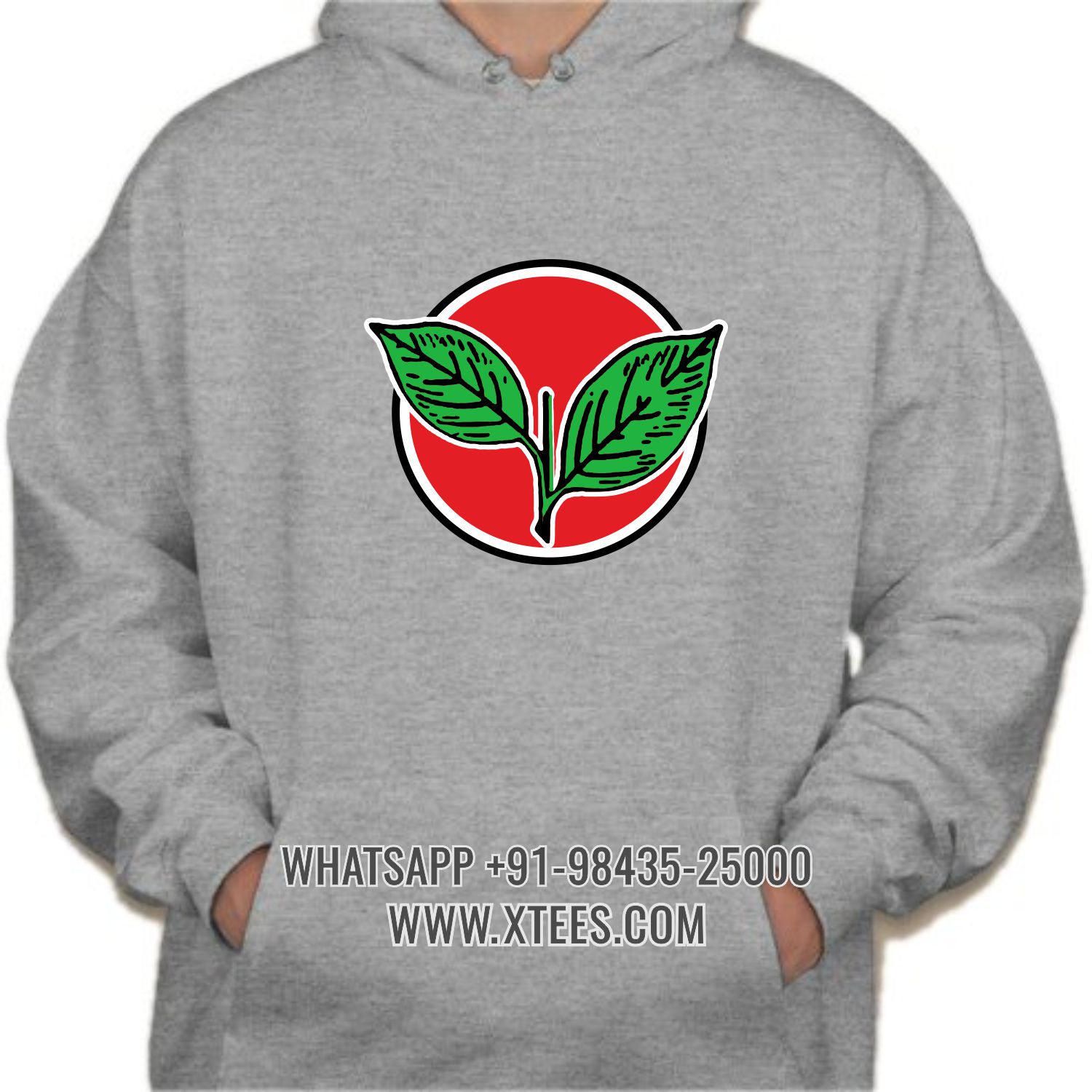 Anna Dravida Munnetra Kazhagam Admk Logo 2 Printed Hoodie