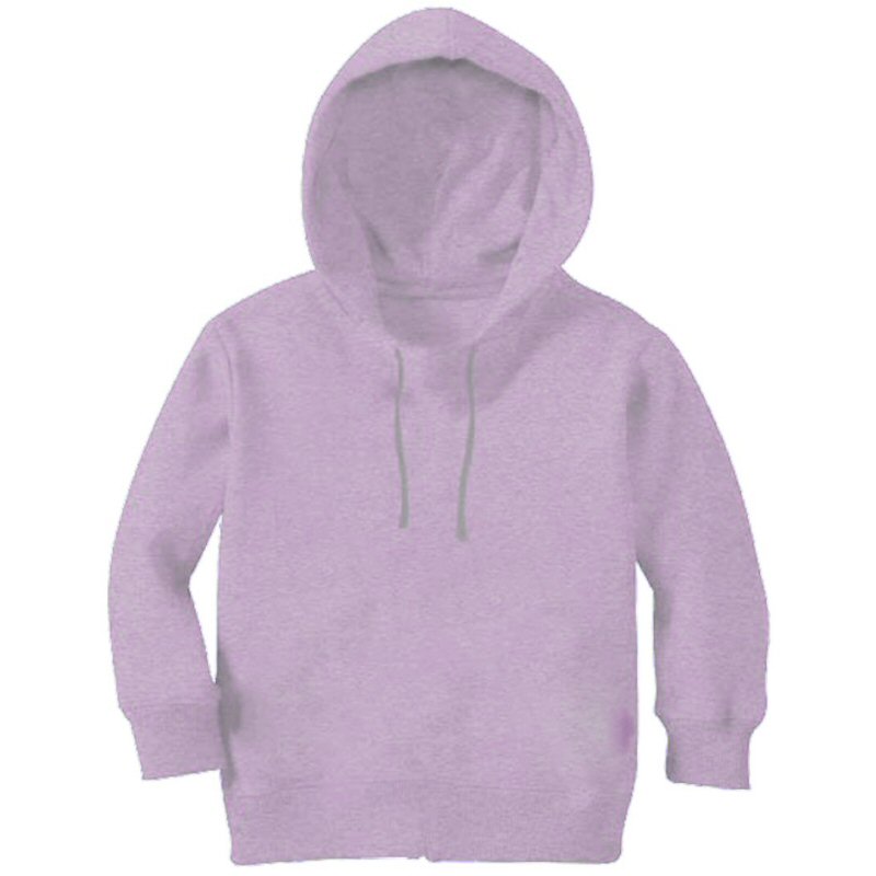 Baby Pink Plain Kids Boys Hooded Sweat Shirt