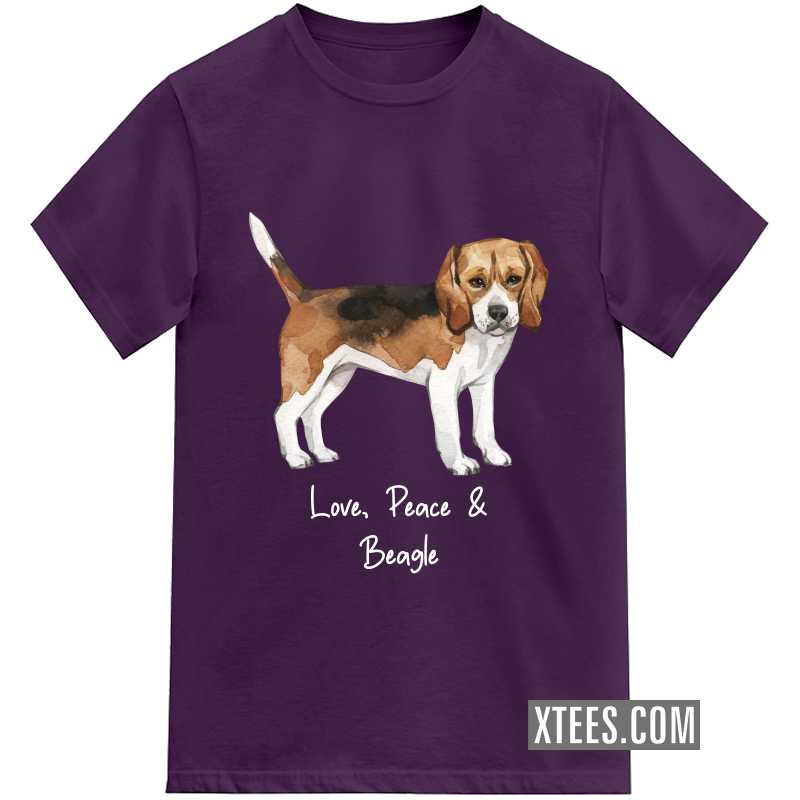 Beagle Dog Printed T-shirt Beagle Dog Printed T-shirt