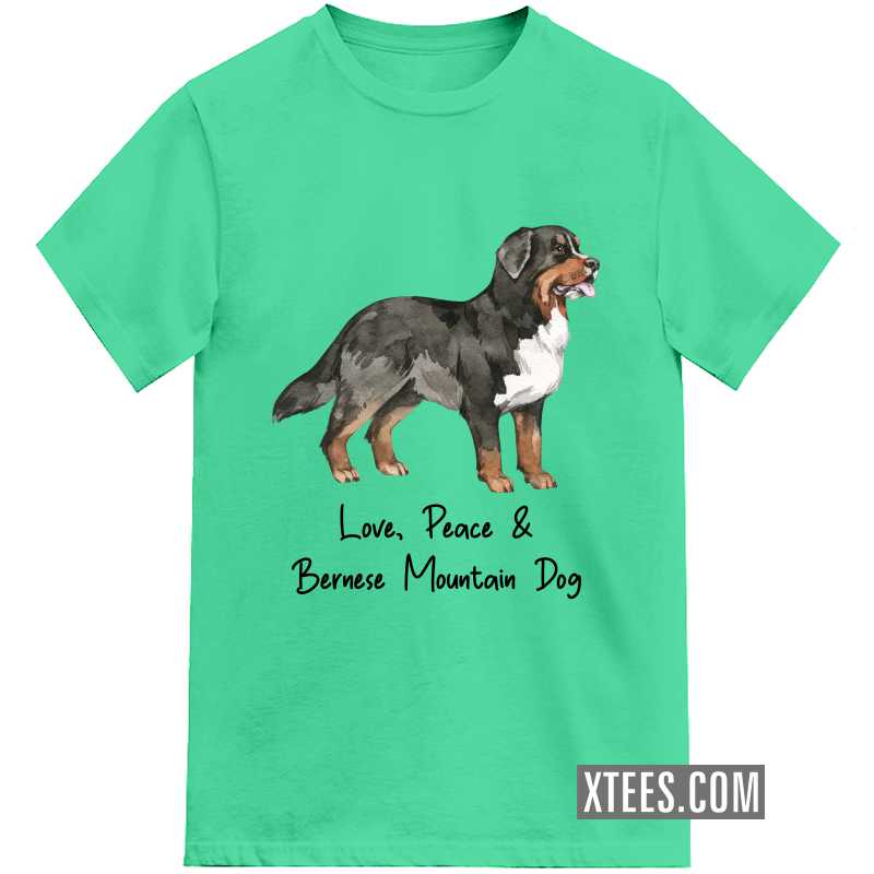 Bernese Mountain Dog Printed T-shirt image