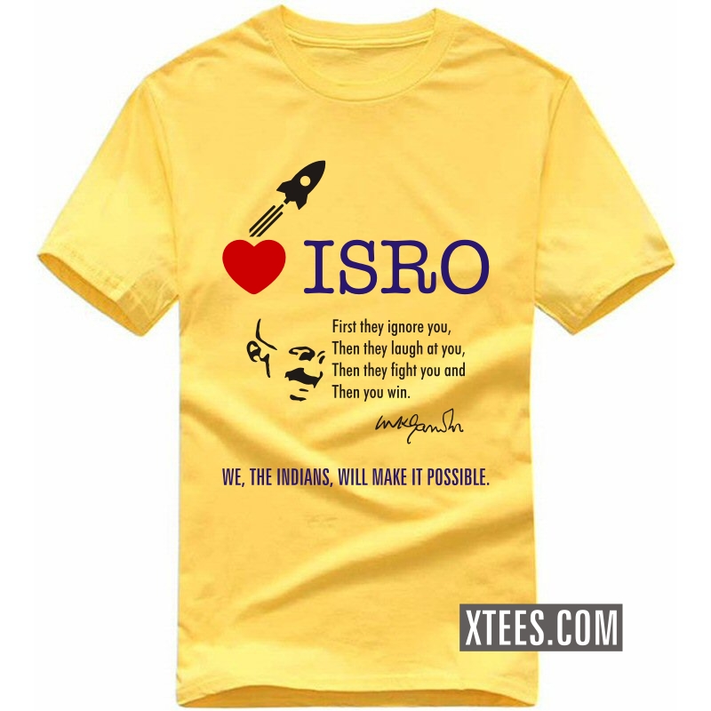 Love Isro Chandrayaan T-shirt