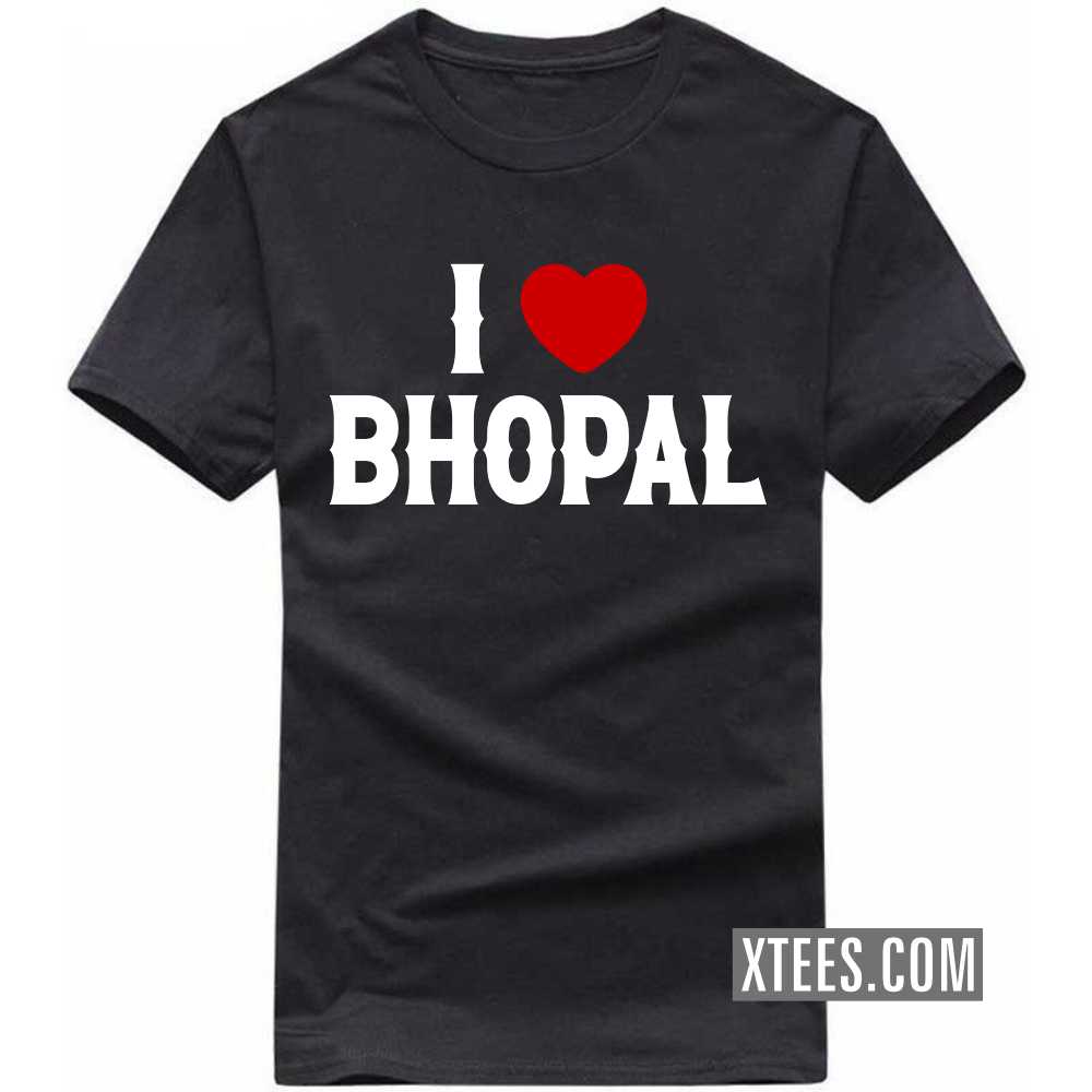 I Heart Love BHOPAL India City T-shirt