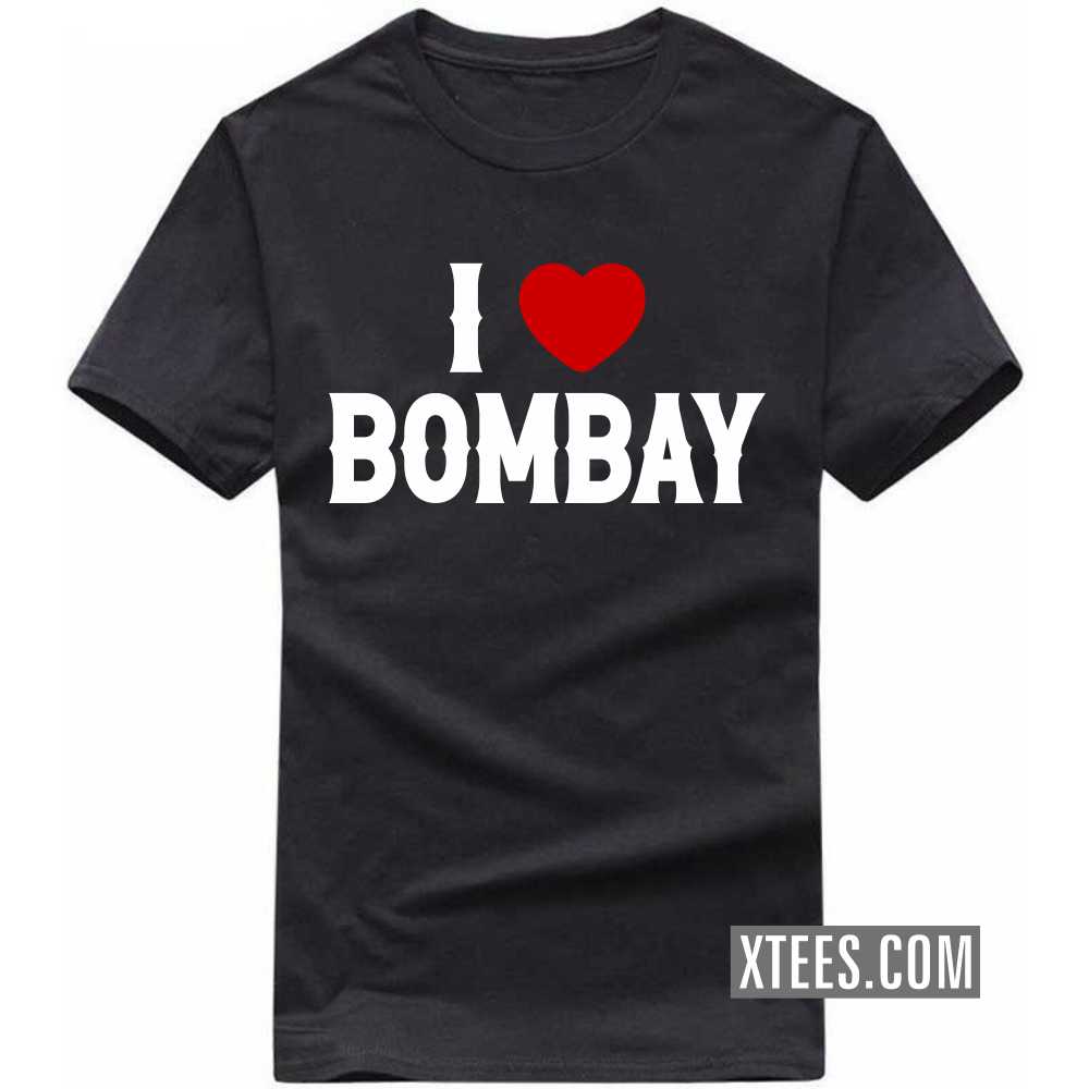 I Heart Love BOMBAY India City T-shirt