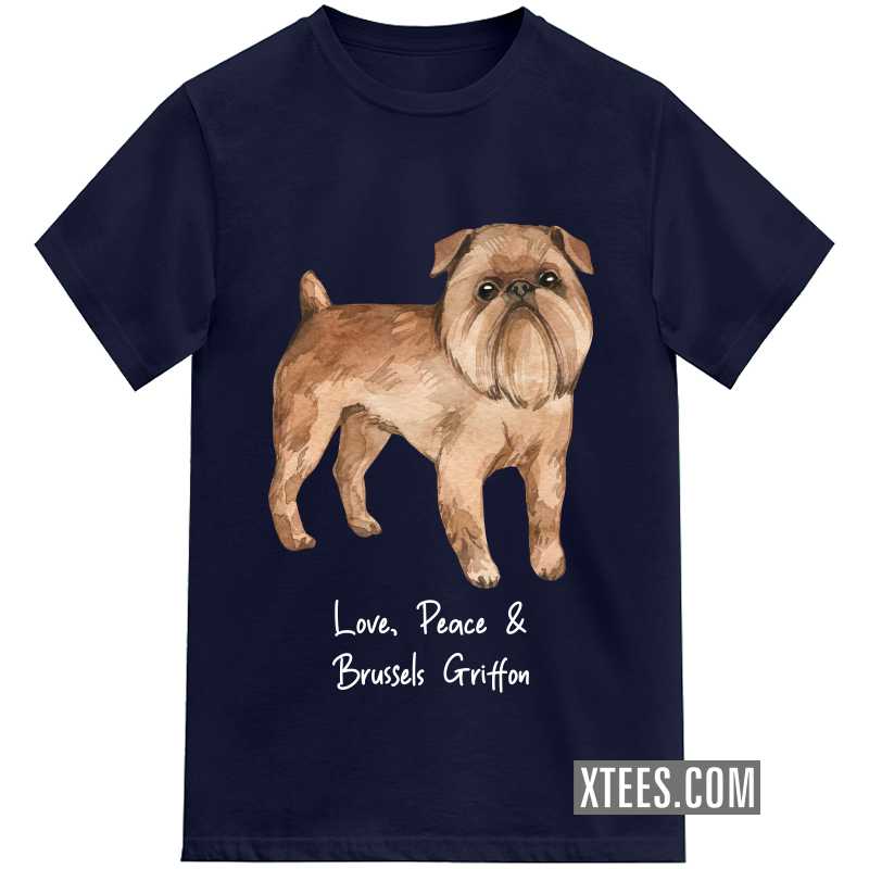 Brussels Griffon Dog Printed Kids T-shirt image