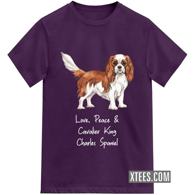 Cavalier King Charles Spaniel Dog Printed Kids T-shirt image Cavalier King Charles Spaniel Dog Printed Kids T-shirt image