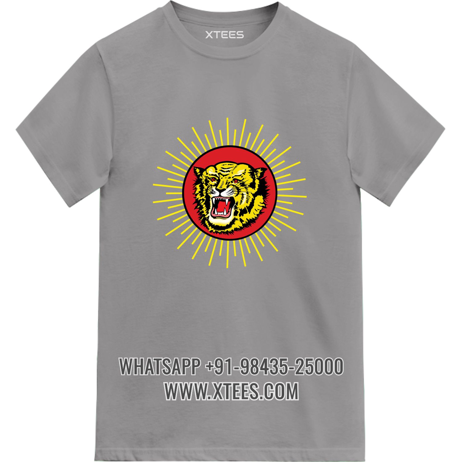 Naam Tamilar Katchi NTK Logo Printed T-shirt Naam Tamilar Katchi NTK Logo Printed T-shirt