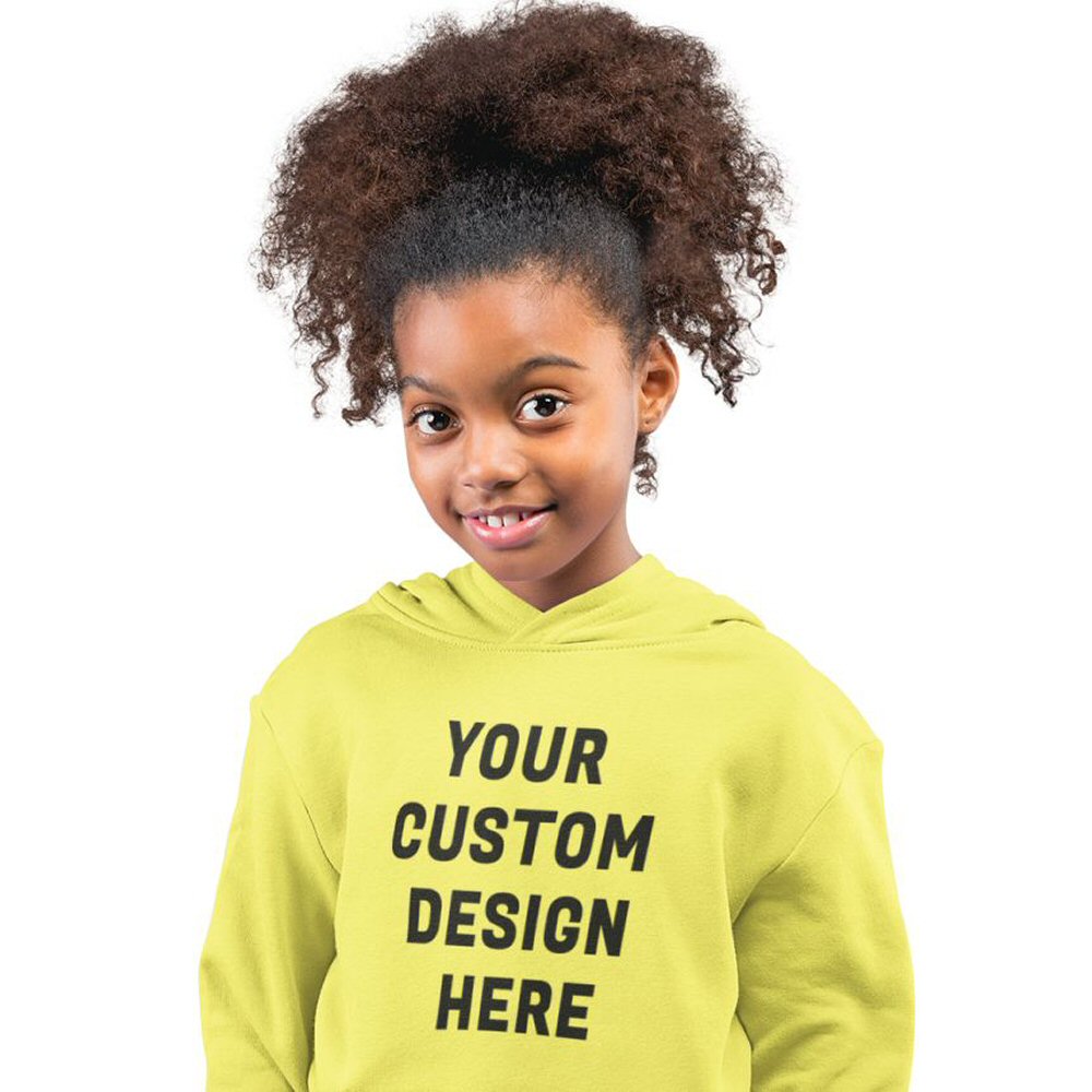 Custom Printed Kids Girls Hoodie