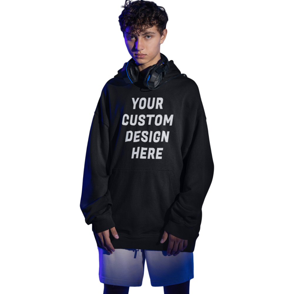 Custom Printed Men Heavyweight Oversized Hoodie