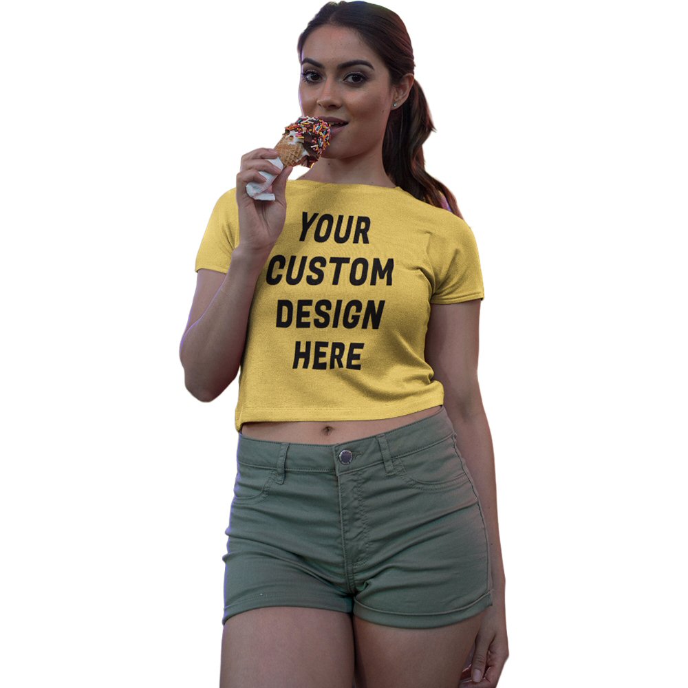Custom Printed Women Crop Top