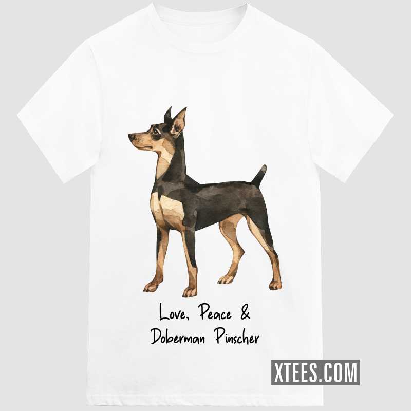 Doberman Pinscher Dog Printed Kids T-shirt image