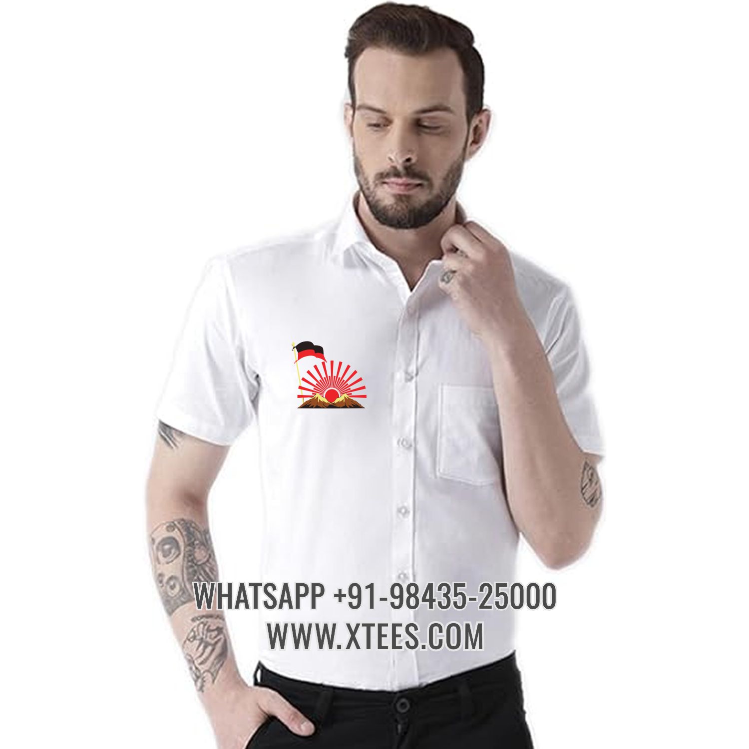Dravida Munnetra Kazhagam Dmk Logo 1 Printed Shirt