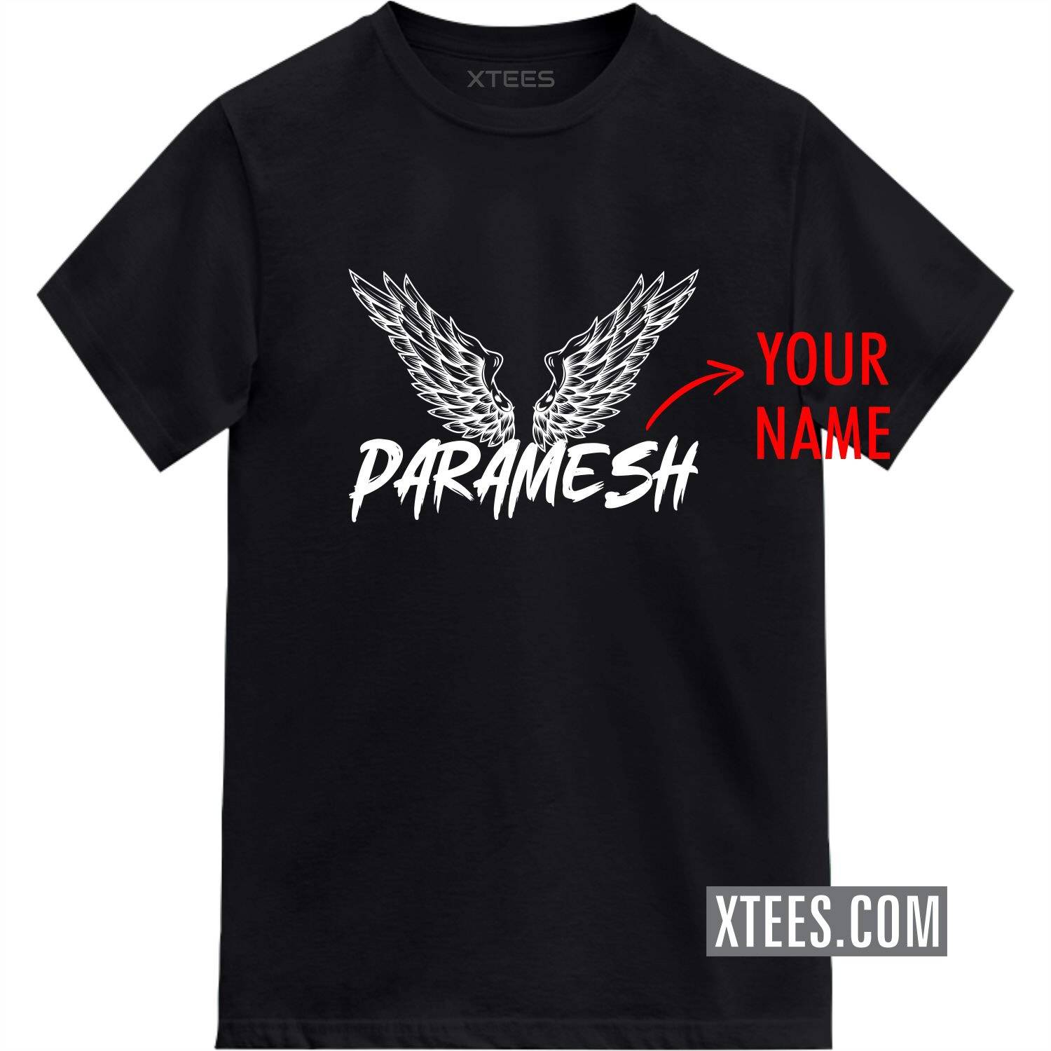 Eagle Wings Custom Name Printed T-shirt