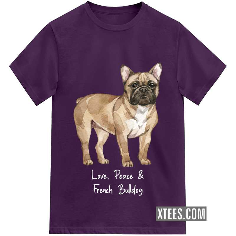 French Bulldog Dog Printed Kids T-shirt