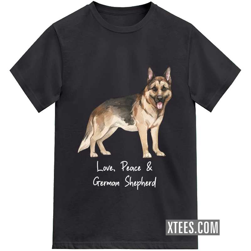 German Shepherd Dog Printed T-shirt German Shepherd Dog Printed T-shirt