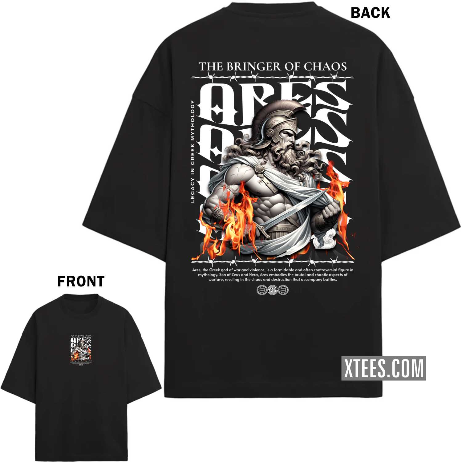 Graphics Printed Streetwear Oversized T-shirt 00002