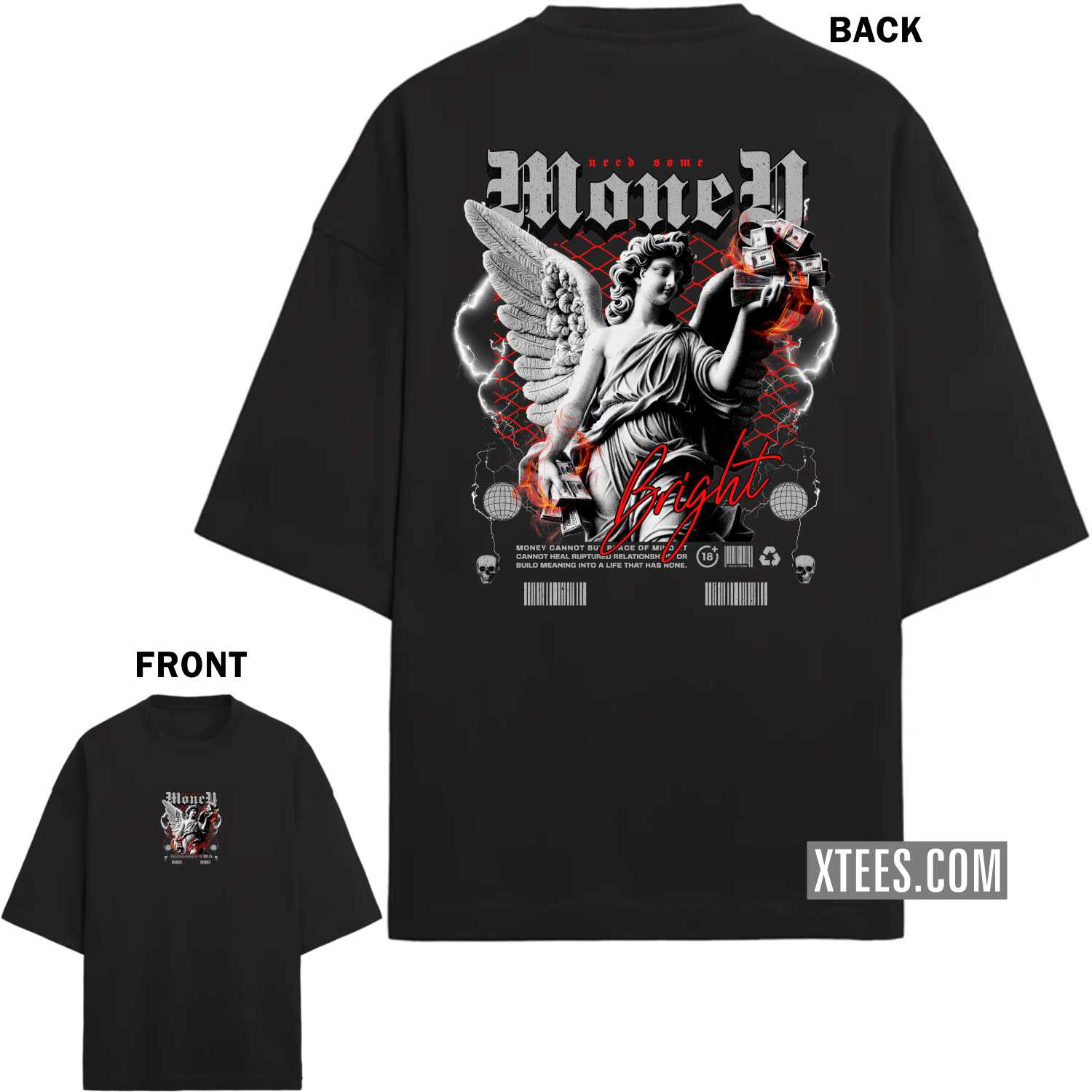 Graphics Printed Streetwear Oversized T-shirt 00003