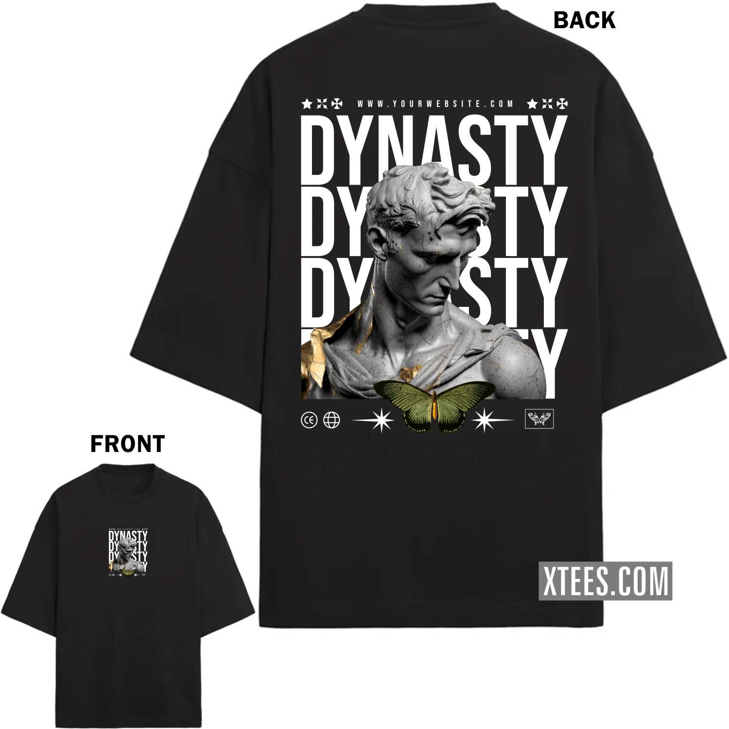 Graphics Printed Streetwear Oversized T-shirt 00005