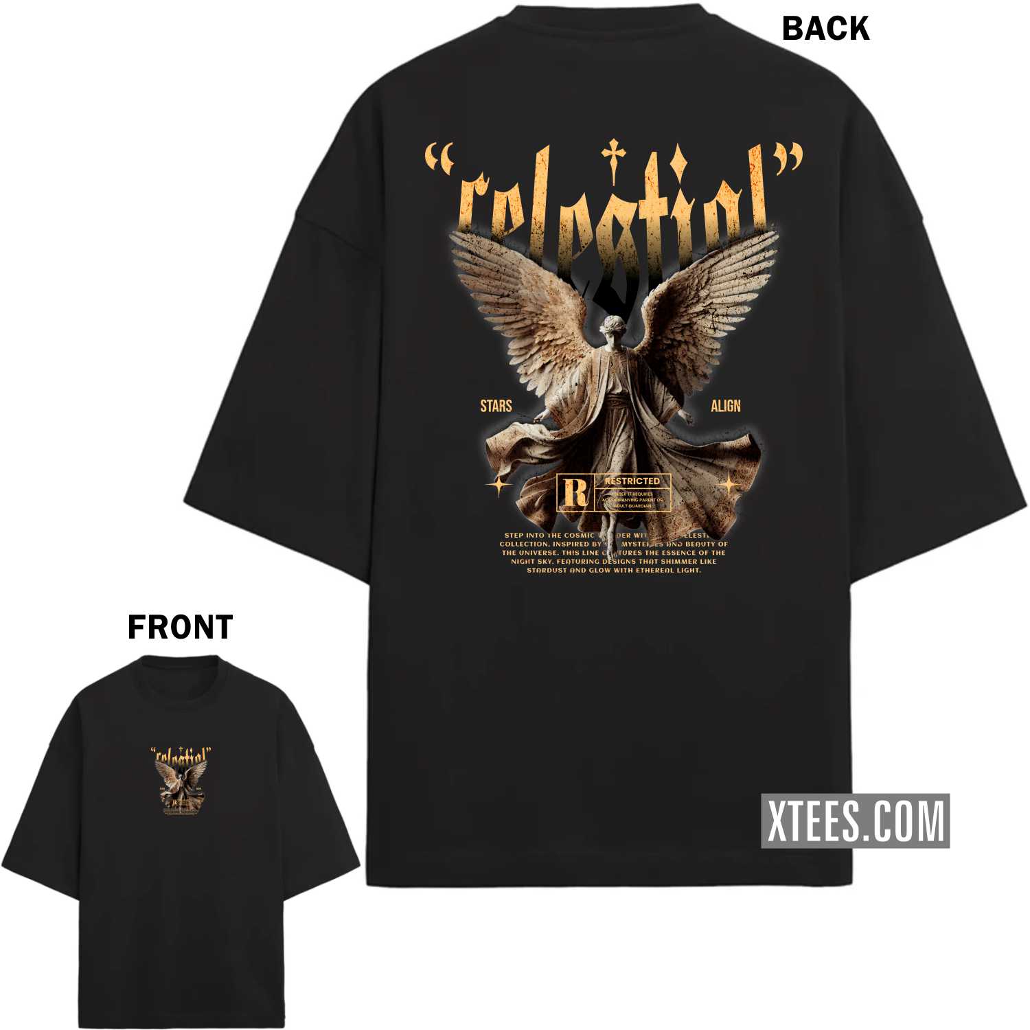 Graphics Printed Streetwear Oversized T-shirt 00008