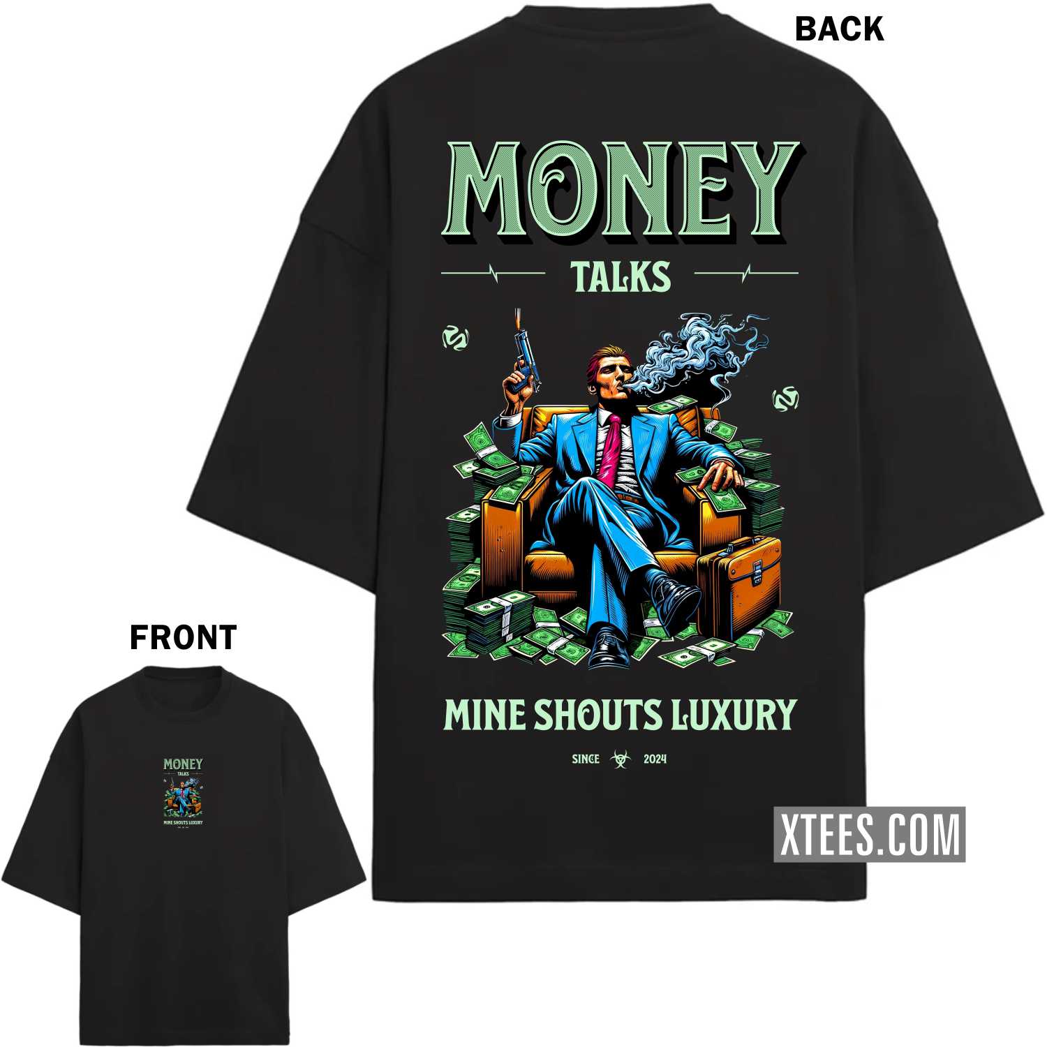 Graphics Printed Streetwear Oversized T-shirt 00001
