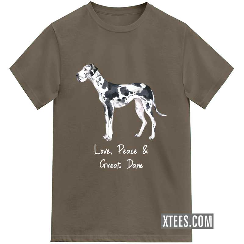 Great Dane Dog Printed T-shirt