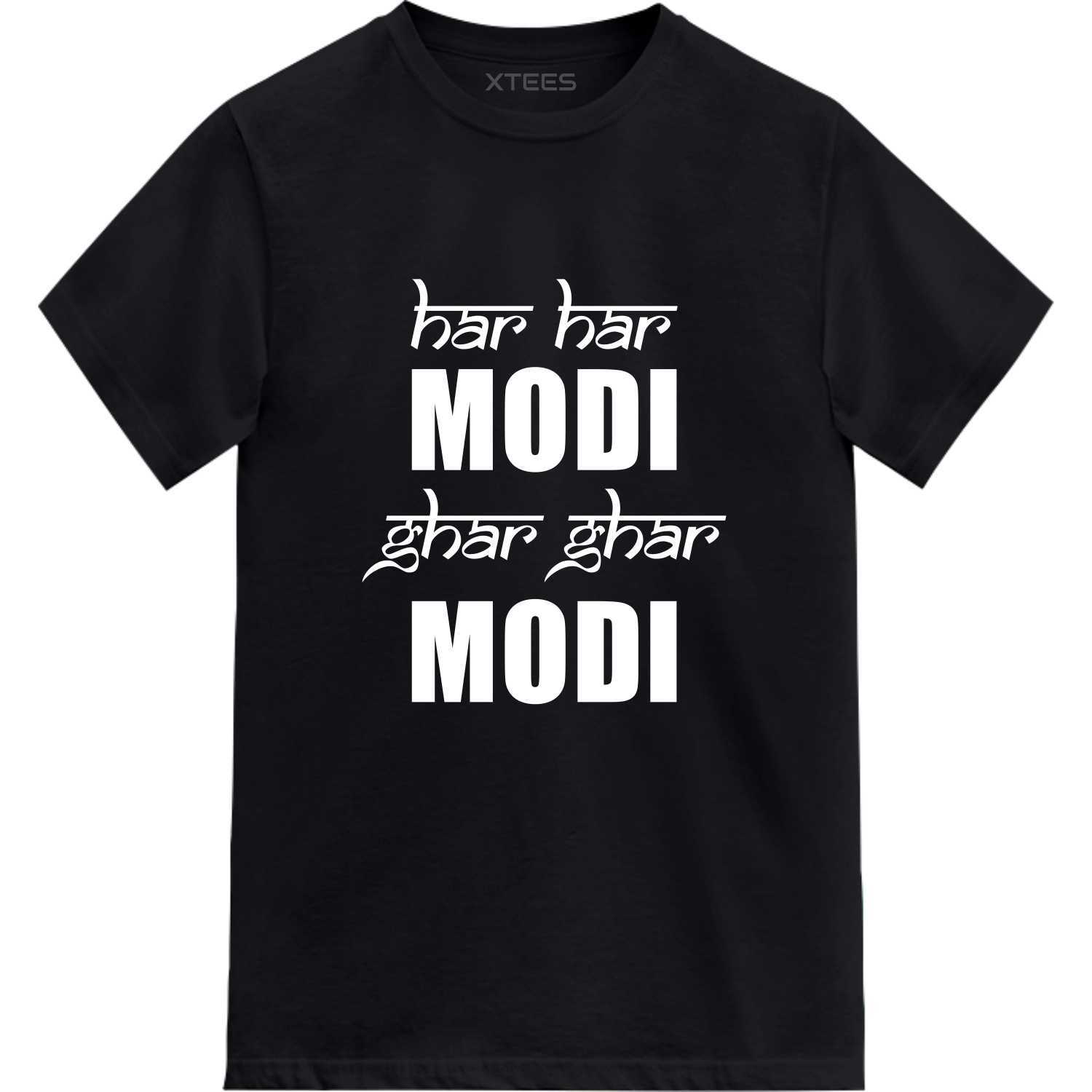 har har modi ghar ghar modi Slogan T-Shirts har har modi ghar ghar modi Slogan T-Shirts