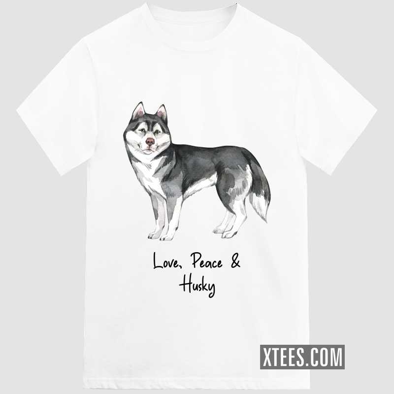 Husky Dog Printed Kids T-shirt
