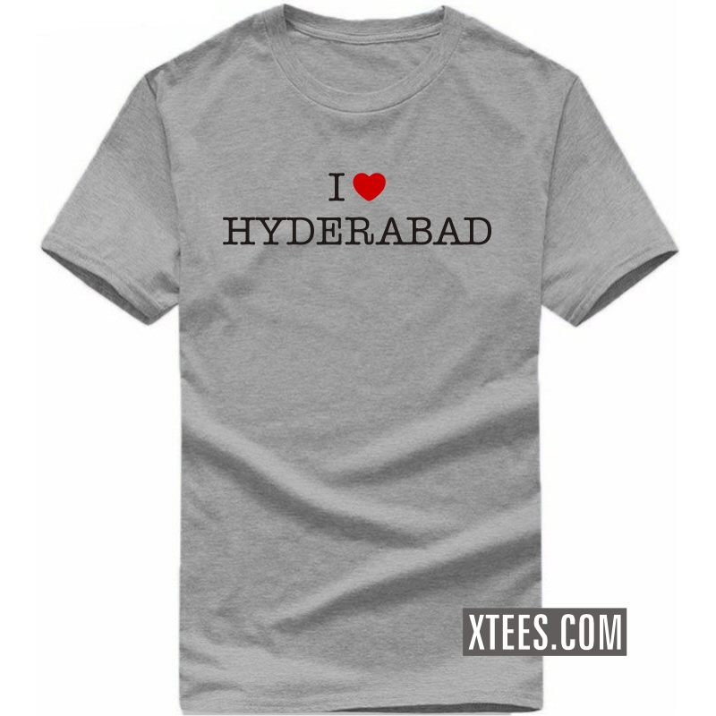 I Love hyderabad T Shirt