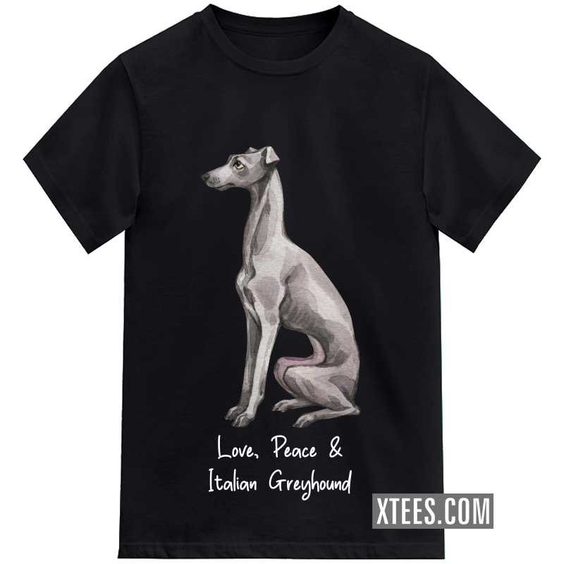  Italian Greyhound Dog Printed T-shirt