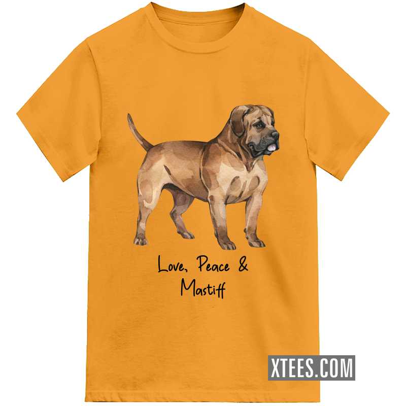 Mastiff Dog Printed Kids T-shirt