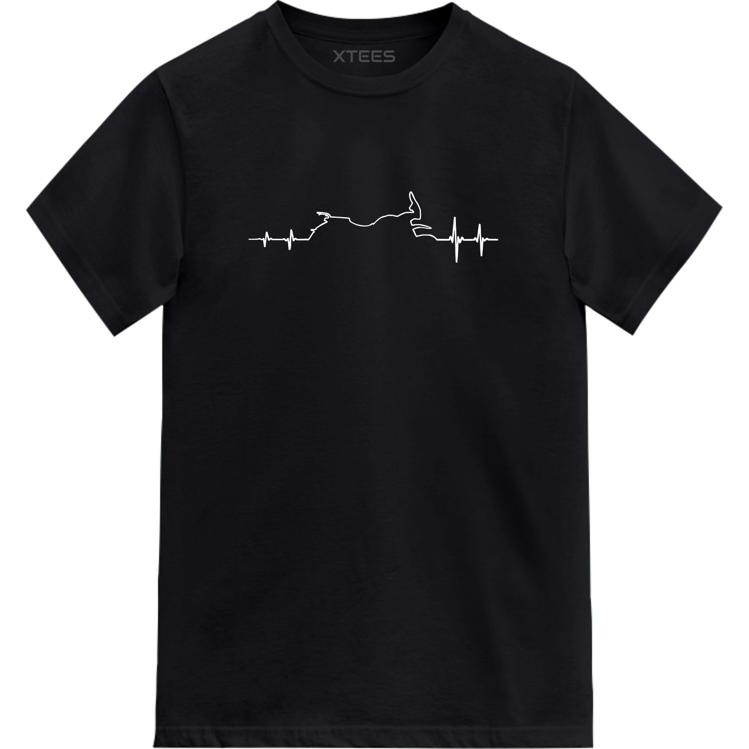 Motorcycle Engine Heart Beat Biker T-shirt India Motorcycle Engine Heart Beat Biker T-shirt India