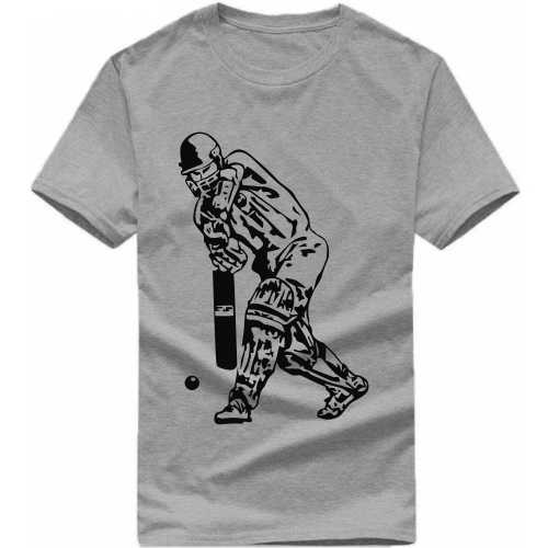 Cricket Batsman Daily Motivational Slogan T-Shirts