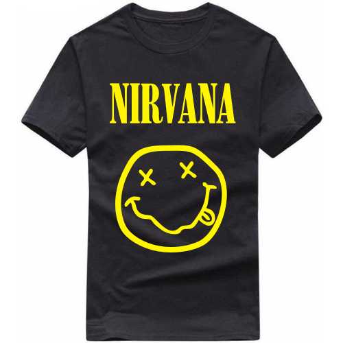 Nirvana Symbol Slogan T-Shirts