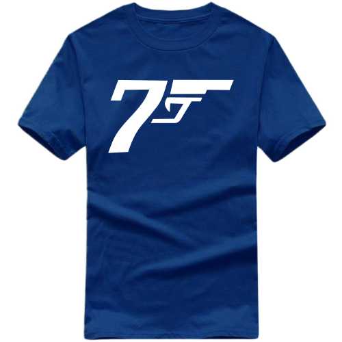 7 Gun Symbol Slogan T-Shirts