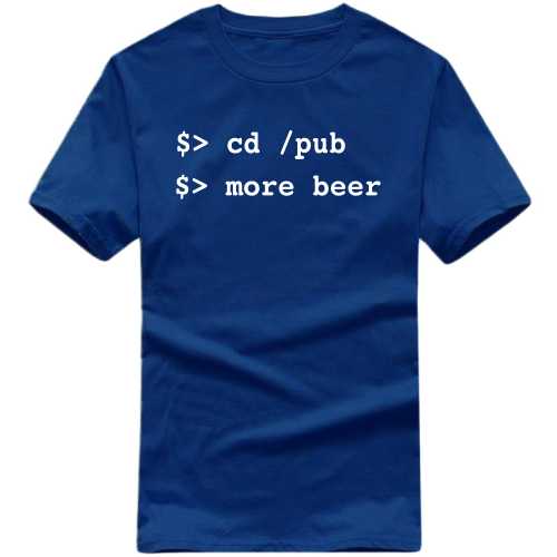 Cd / Pub More Beer Alcohol T-Shirt India