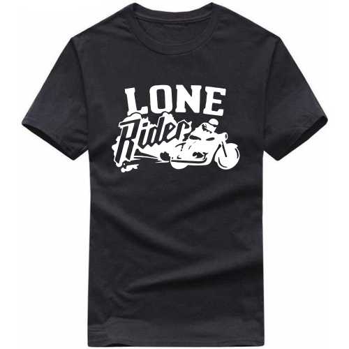 Lone Rider Biker T-shirt India