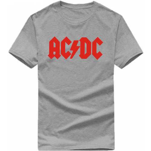 Ac Dc Symbol Slogan T-Shirts
