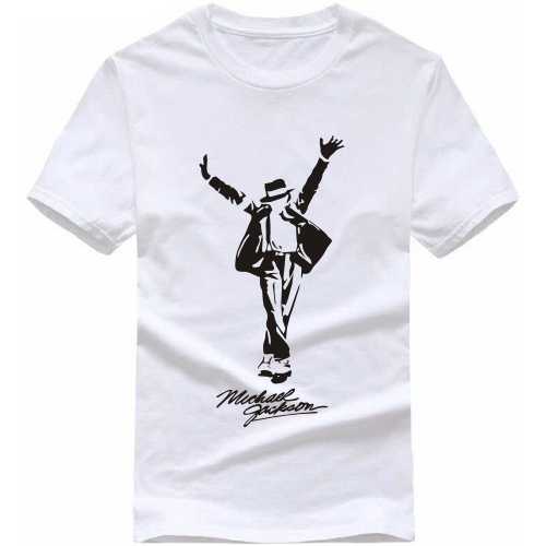 Michael Jackson - 2 Symbol Slogan T-Shirts