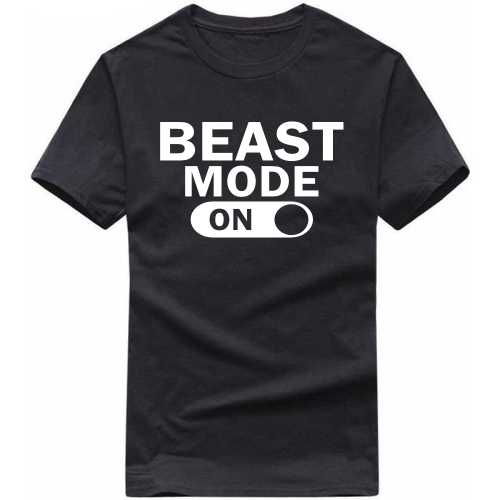 Beast Mode On Gym T-shirt India