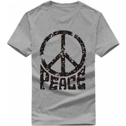 Peace Symbol Slogan T-Shirts