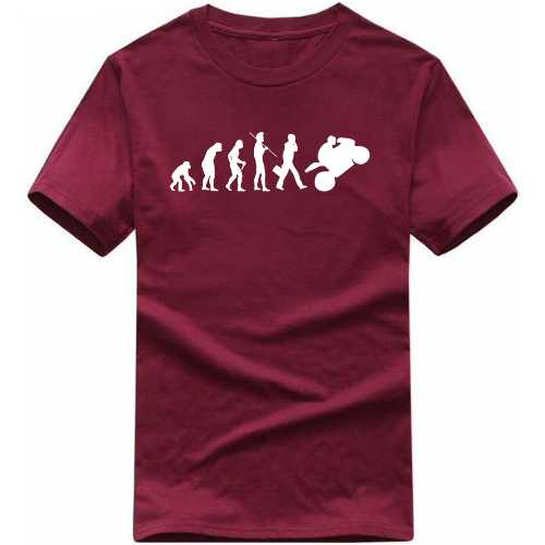 Biker Evolution Biker T-shirt India