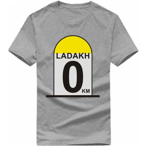 Ladakh Zero Km Biker T-shirt India