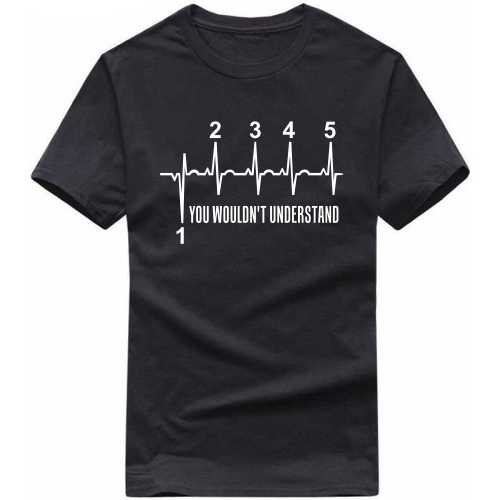 Five Gear Shift You Wouldn't Understand Biker T-shirt India