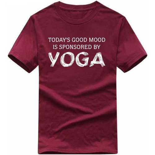 today's good mood is sponsored by yoga T Shirt