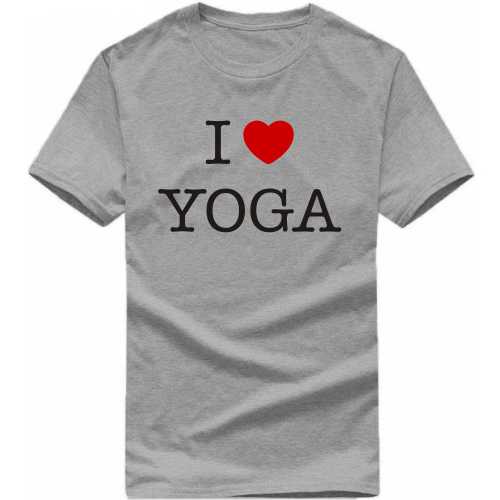i heart love Yoga T Shirt